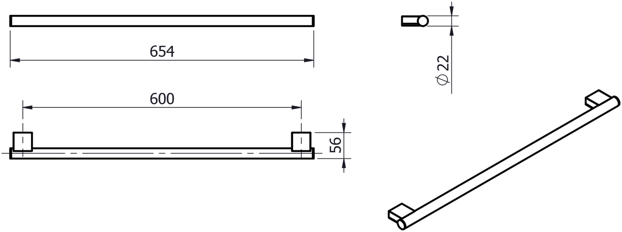 Badetuchhalter