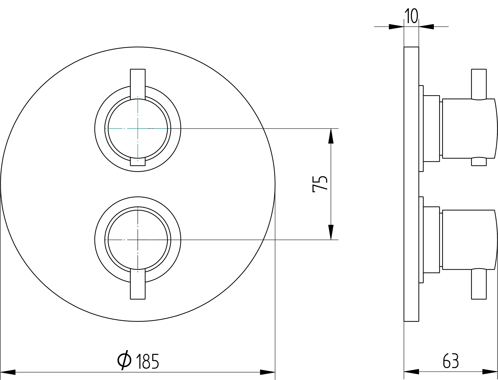 Thermostat-Mischbatterie